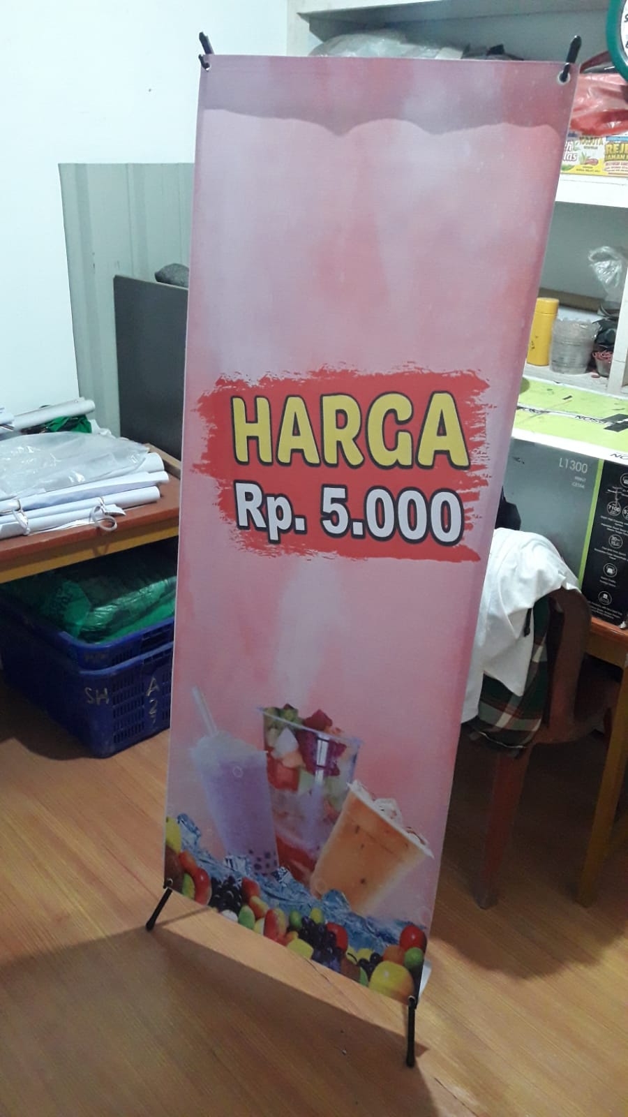 Front of men's Basic Tee in black.